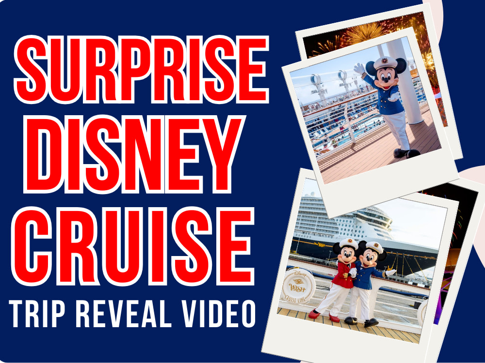 disney cruise surprise video