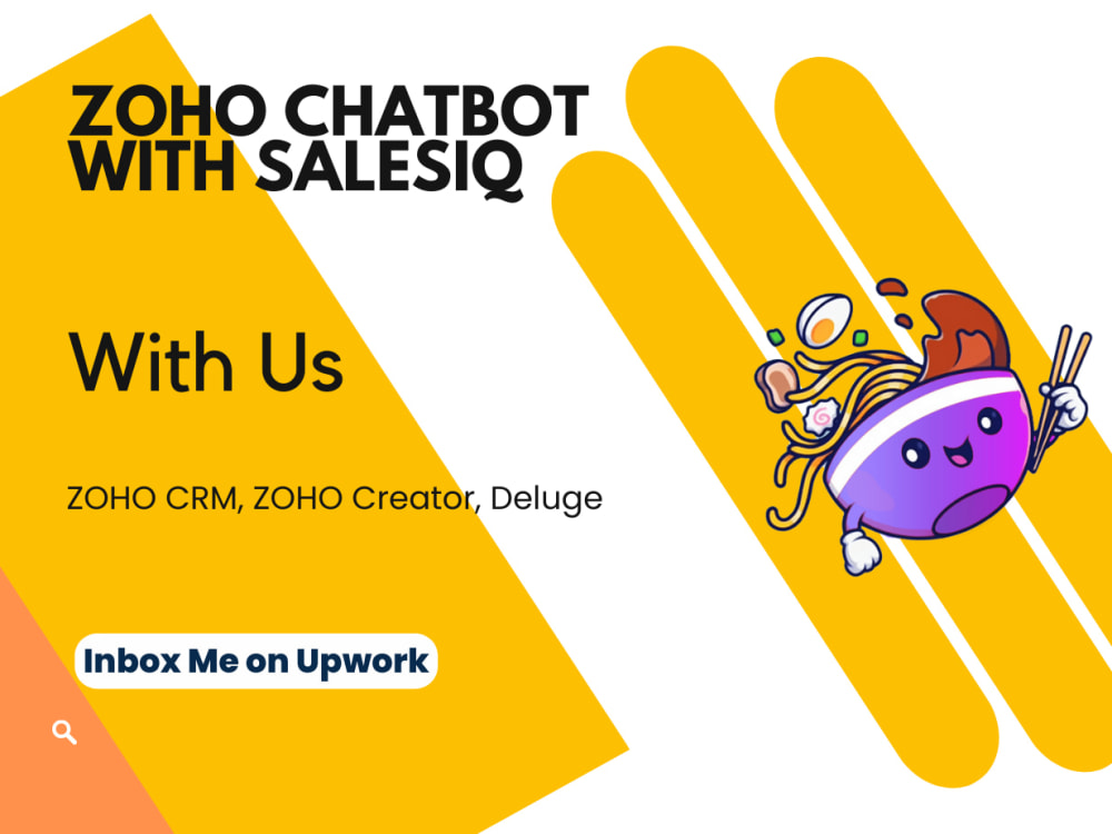 A Zoho chatbot in SalesIQ for your website | Upwork