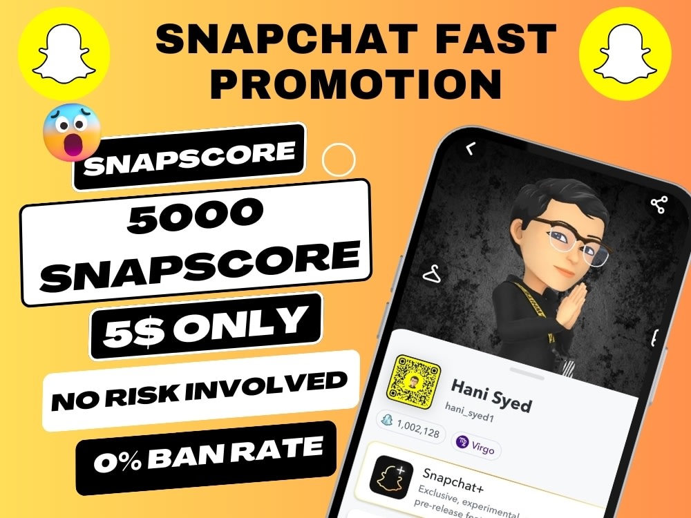 Get 5000 snapscore for 5 Upwork