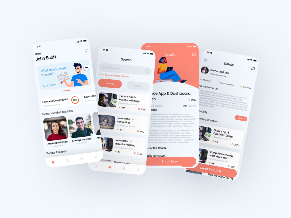 Modern & userfriendly mobile app UI/UX design | Upwork