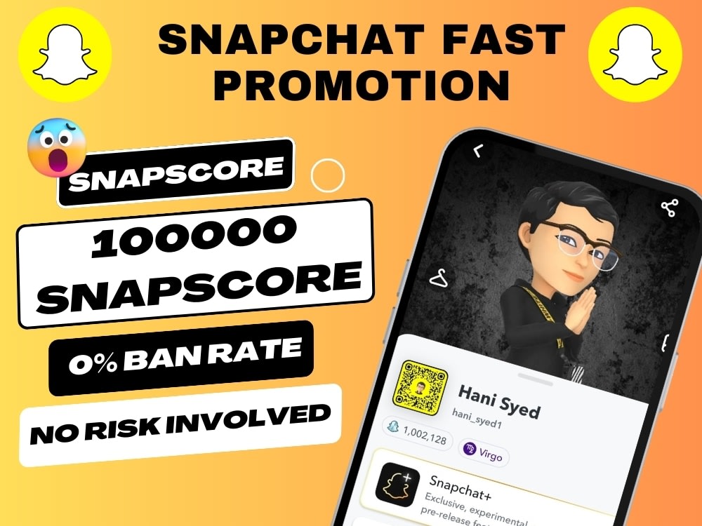 100000 snapscore to your snapchat account Upwork