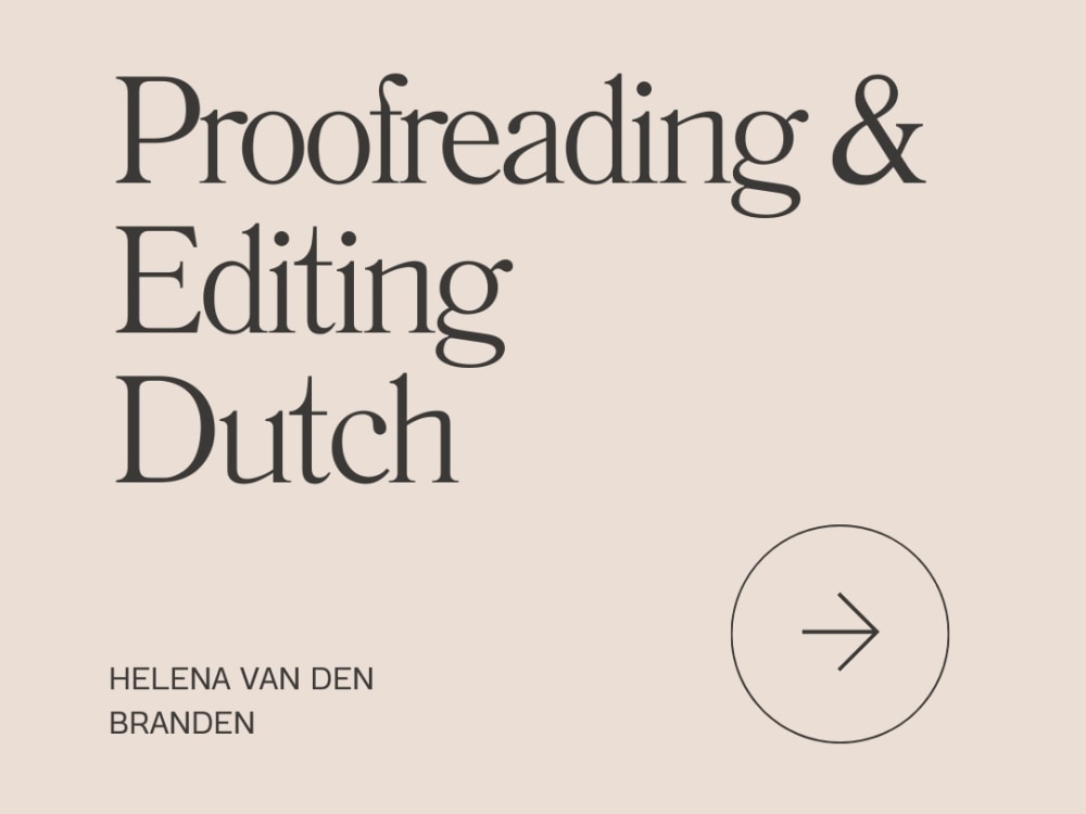 proofreading jobs netherlands