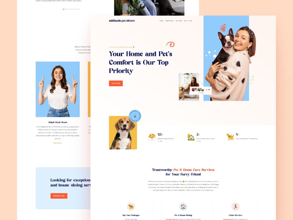An award-winning, beautiful and elegant Figma website design | Upwork