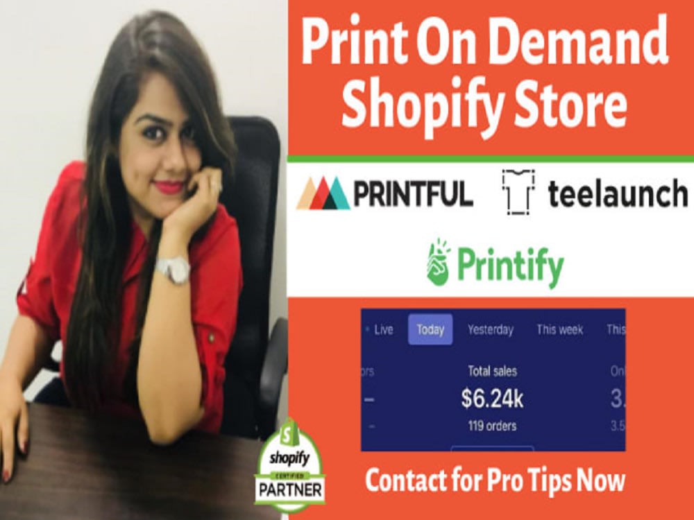 Create print on demand shopify store, review your store for conversions