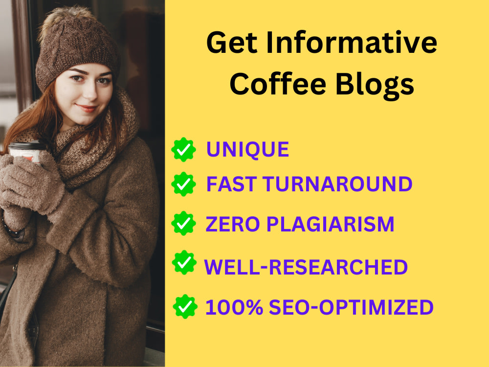 Informative Coffee Blog Posts Upwork