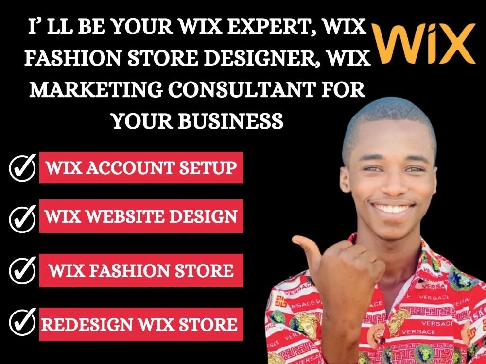 A Wix website/ redesign Wix website for your online fashion clothing store