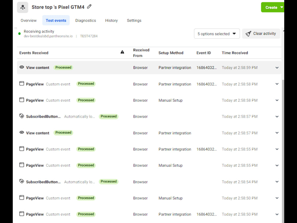 An advanced setup of Pixel, GTM and GA4 on your social media or ...