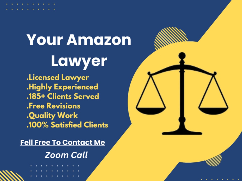 An Amazon lawyer who will reinstate your account Upwork