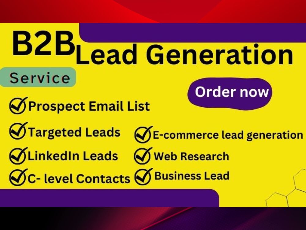 Targeted b2b lead generation Upwork