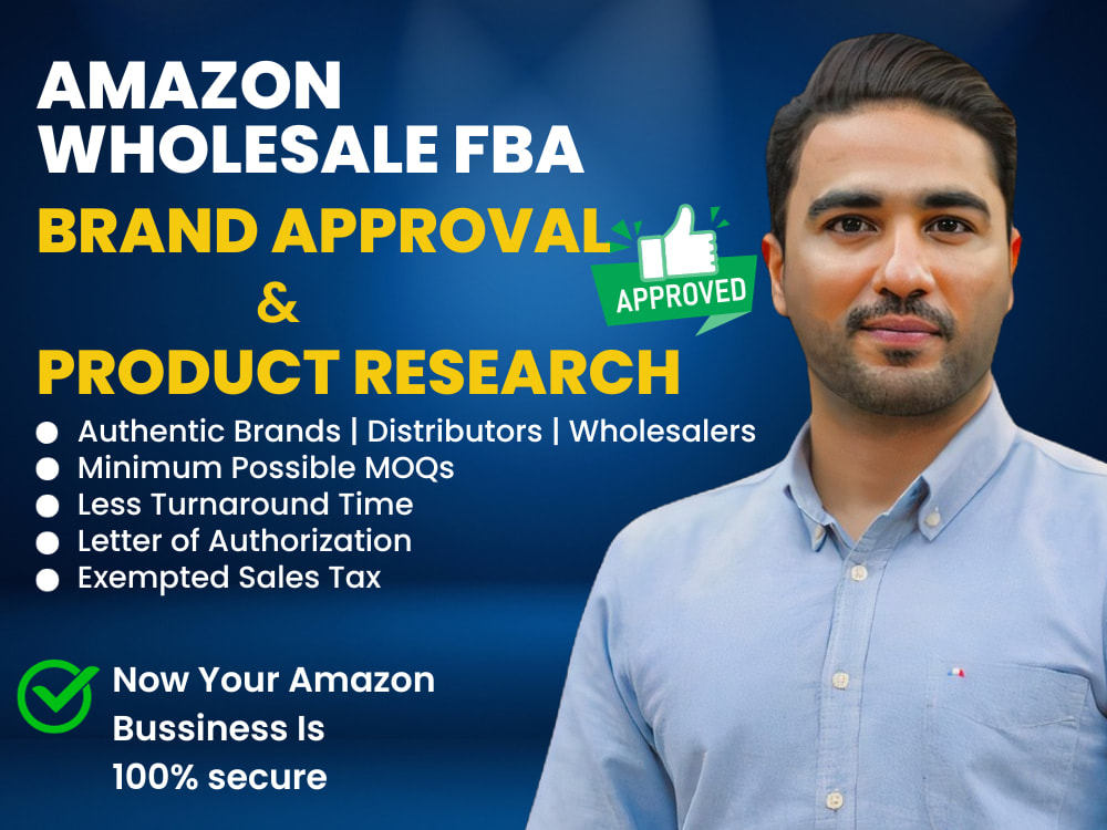Amazon fba wholesale brand approval Upwork
