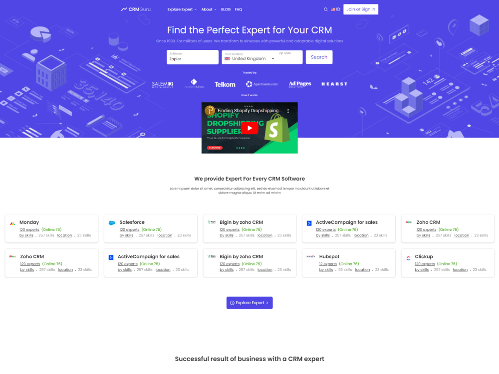 Responsive html landing page code for your website | Upwork