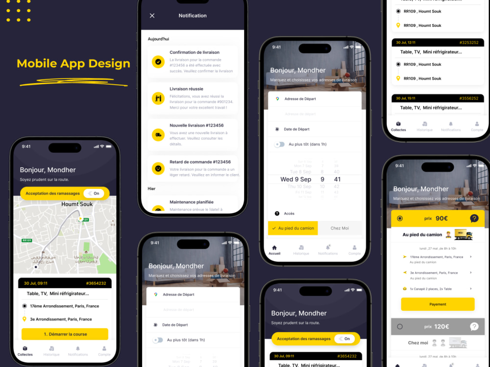 Wonderful UI/UX design for your project/mobile app/ui website design ...