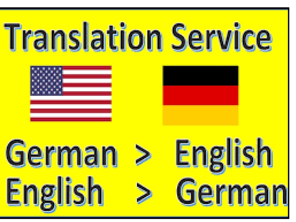 I can do English to German language translation. | Upwork