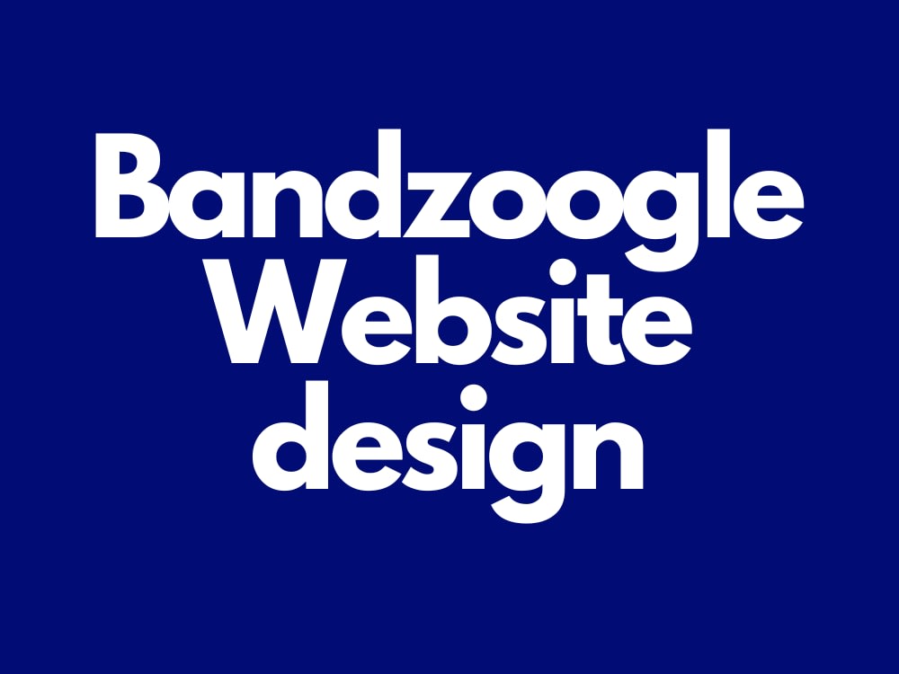 A bandzoogle website, bandzoogle music, and bandzoogle redesign Upwork