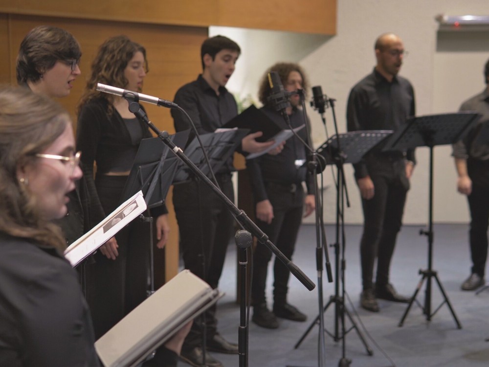 A professional choir recording Upwork