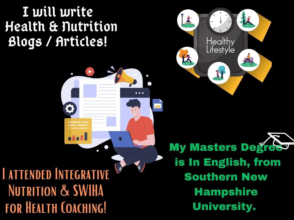 Health or Nutrition Blogs / Articles | Upwork
