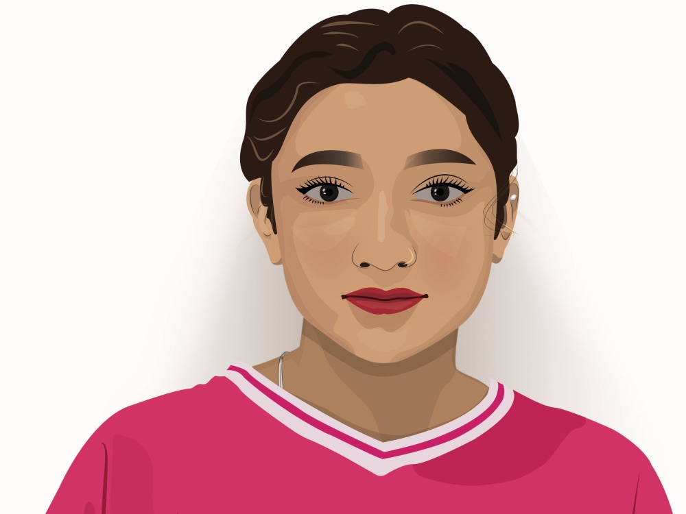 Vector line art illustration Upwork