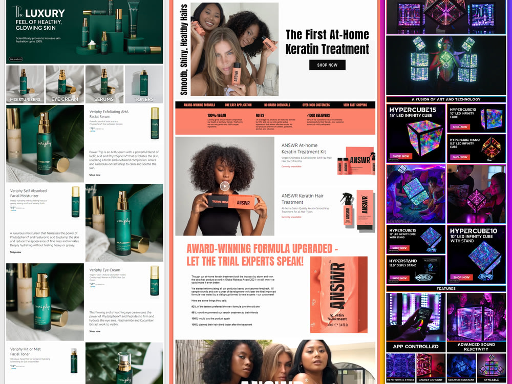 Eyecatching & engaging Amazon Storefront Design for your Amazon Store