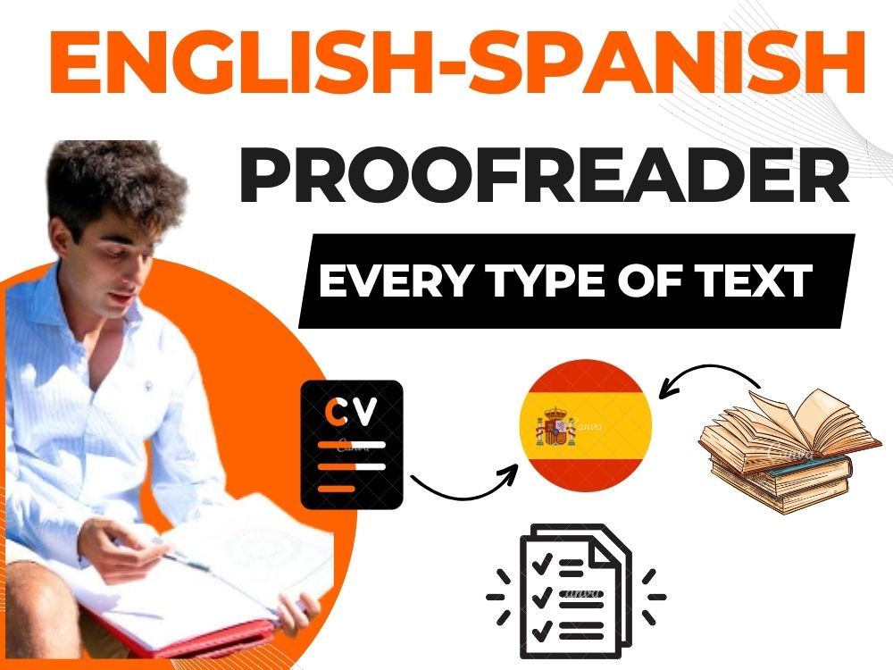 A proofreading and edition of your English/Spanish Text | Upwork