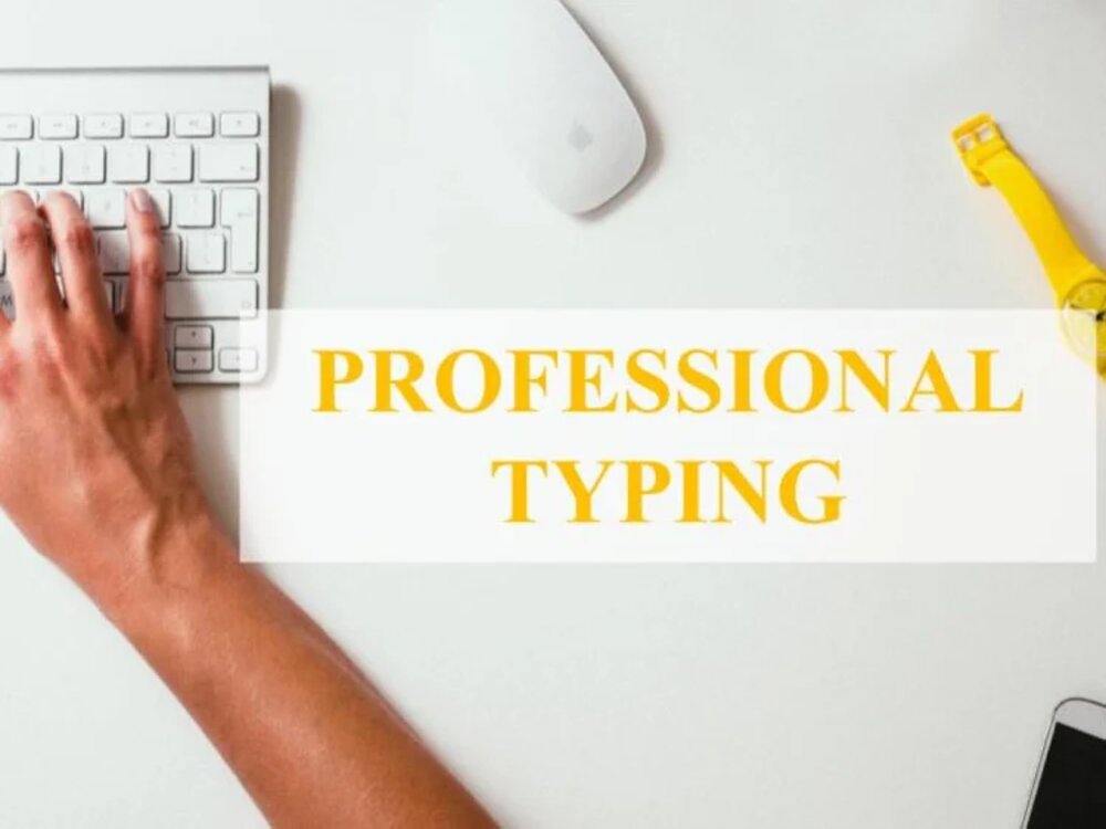 Tailored Professional Typing Services Upwork