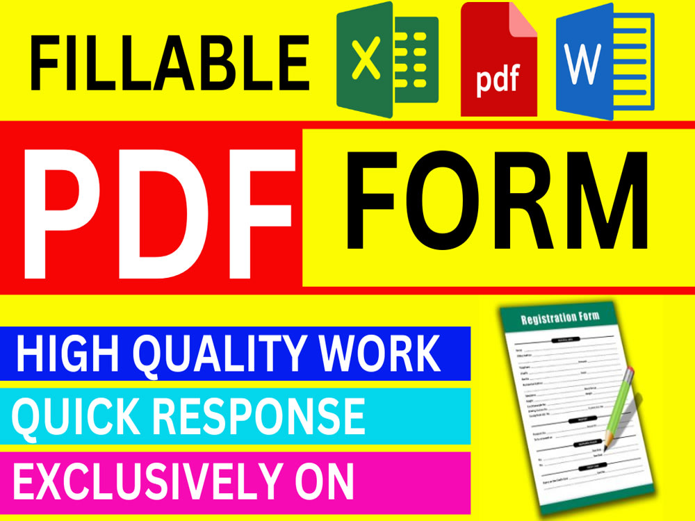 How To Create A Fillable Pdf Form In Excel 2010 Form 4190