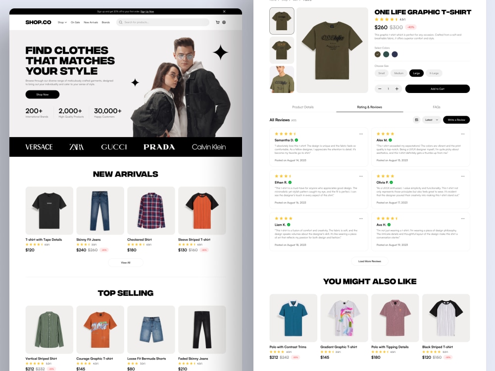 UX/UI design of E-commerce website in Figma | Upwork