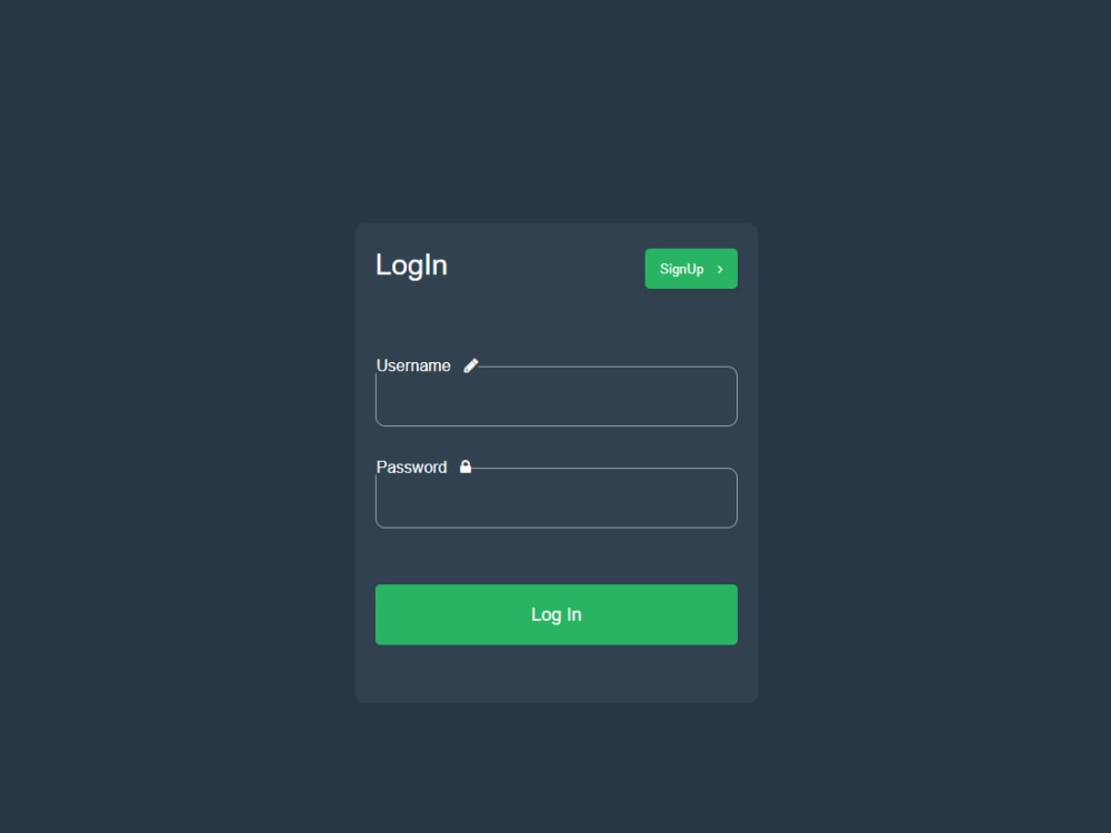 A php form login register | Upwork