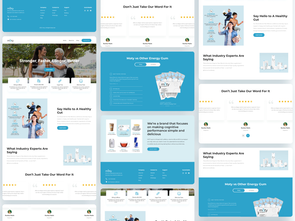 Custom Shopify website design UX UI, e-commerce website, brand website ...