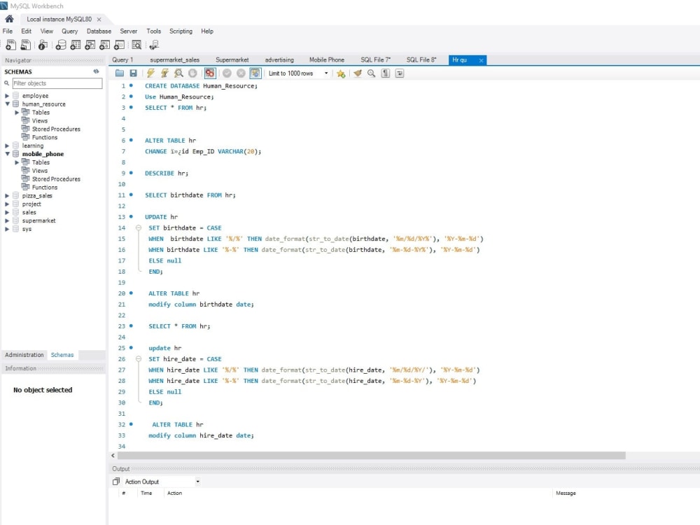 Your data is analysed and visualized in Power BI using SQL databases ...