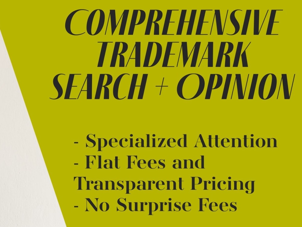 Trademark Search And Opinion