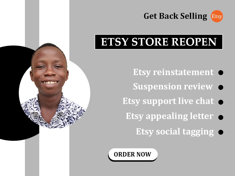 Etsy reinstatement for etsy suspension, etsy appeal letter for reopen Upwork