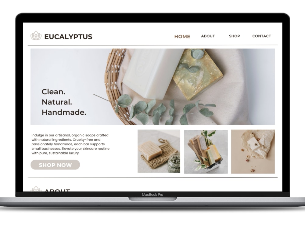 A single page scrolling website Upwork