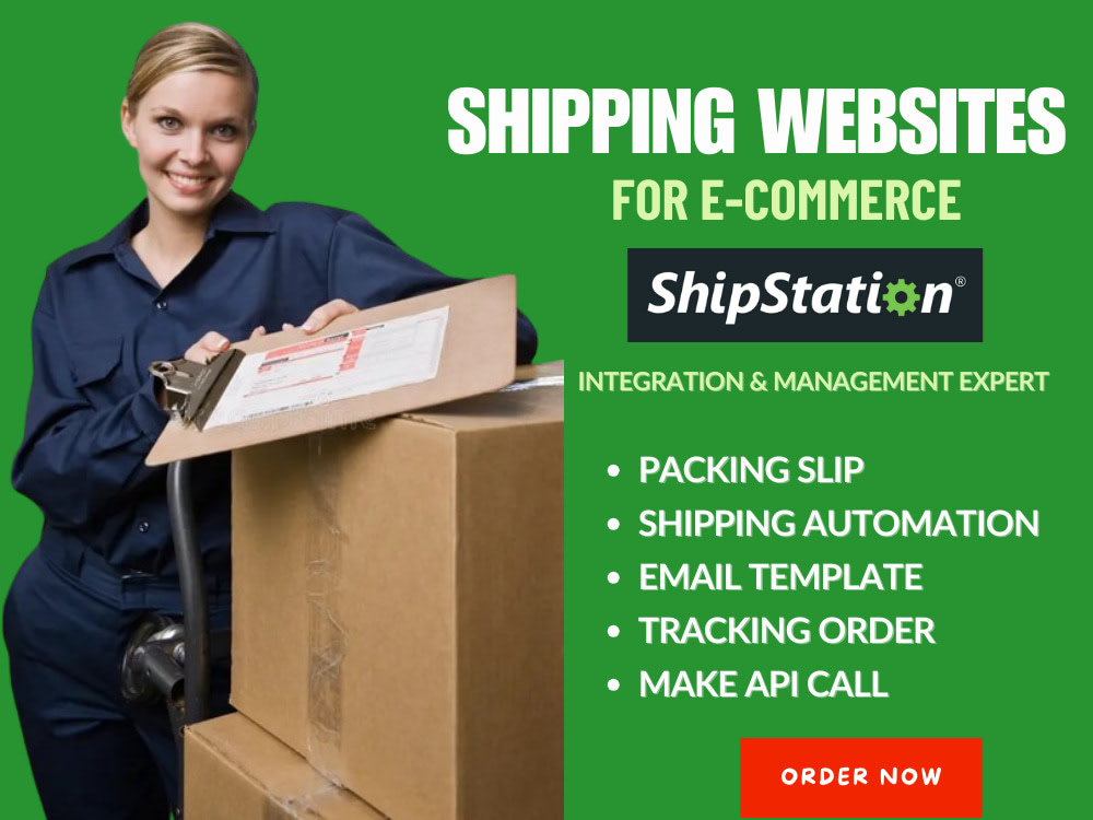Shipstation website setup custom packing slip Upwork