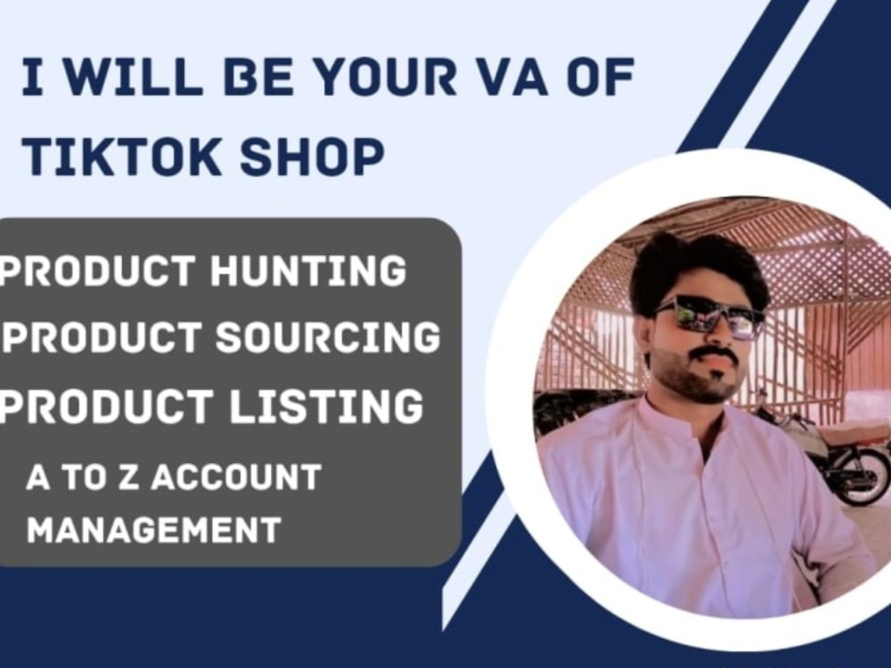 Your tiktok shop virtual assistant tik tok store manager Upwork