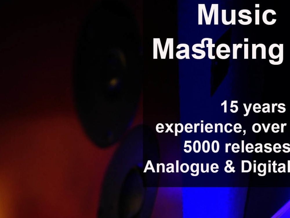 Top professionally mastered music track Upwork