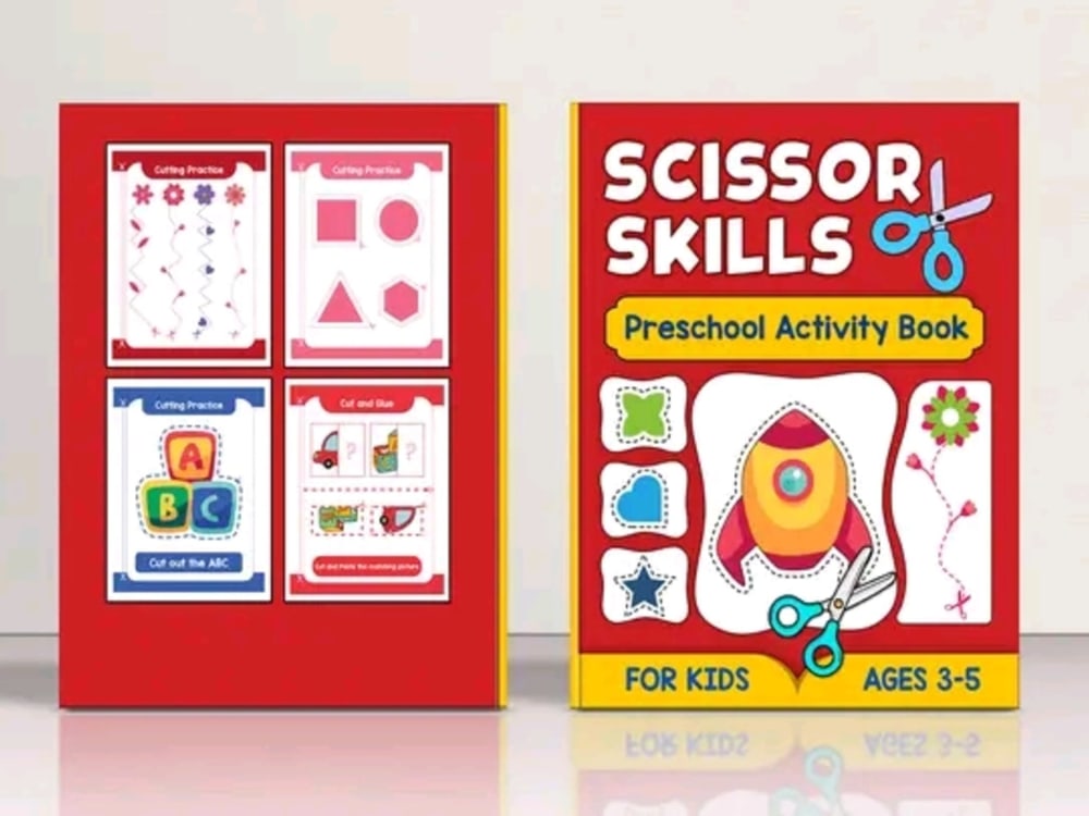 Children Scissors Skills Book For Kids : Scissor Practice Activities for  Preschool Kids Ages 4-8 (Paperback) 