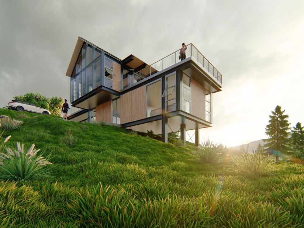 I will do photorealistic architectural exterior 3d rendering | Upwork