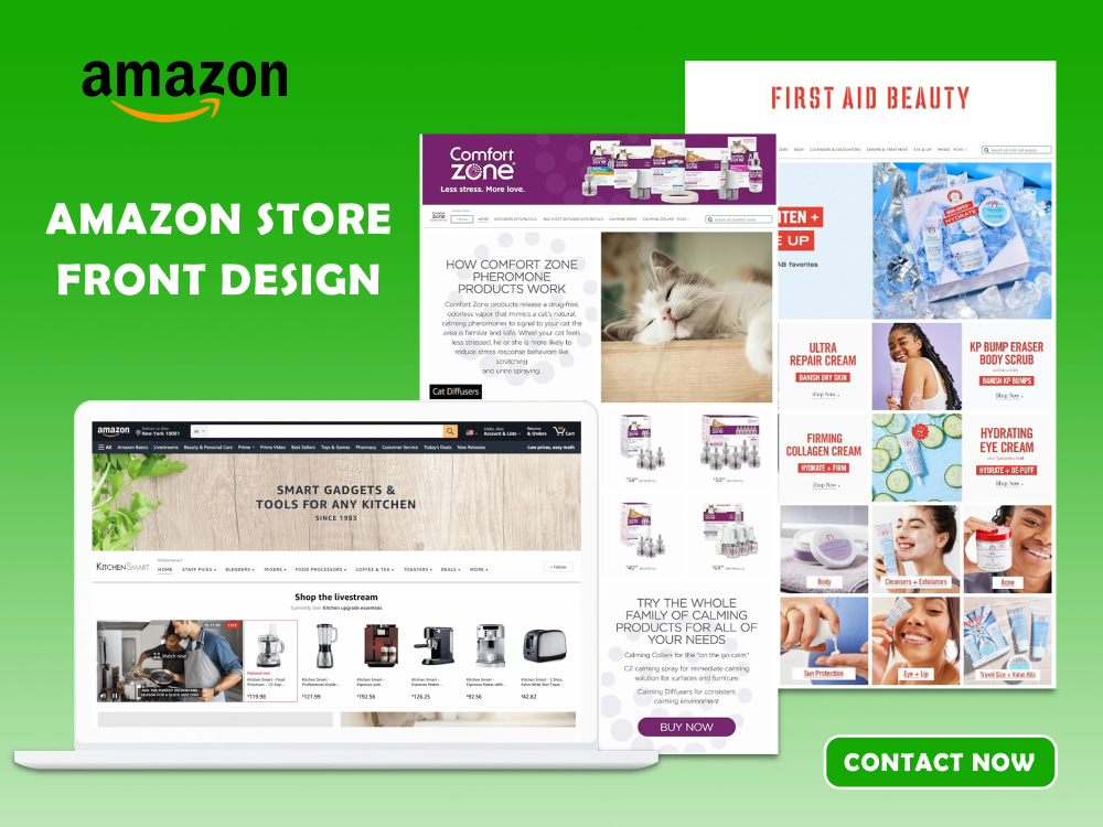 Eye-catching & engaging Amazon Storefront Design for your brand or ...