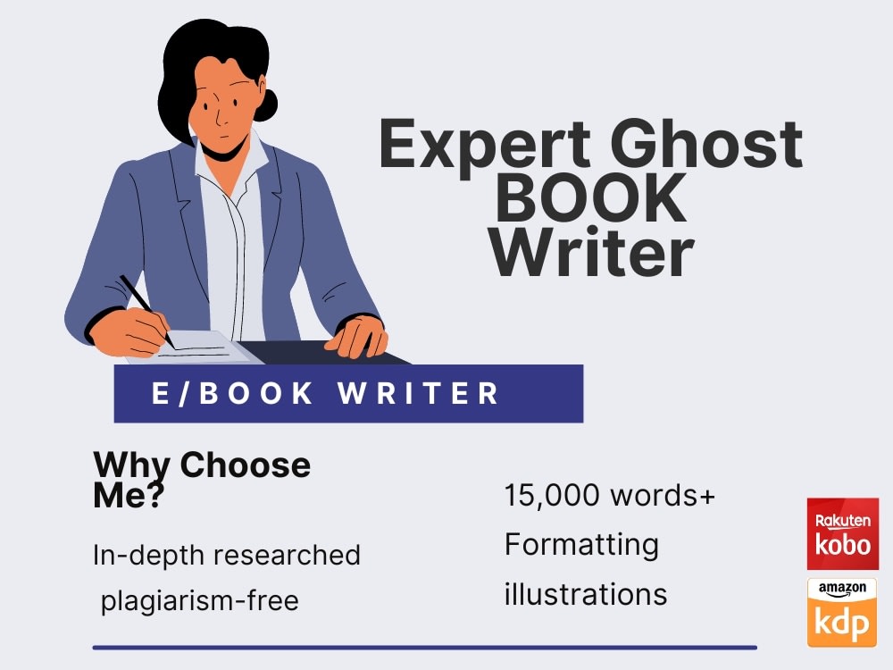 Expert Ghostwriter for Original and Unique Ebooks with Illustrations Upwork