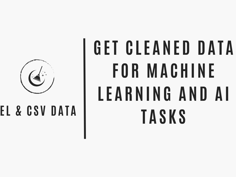 Cleaned Data for machine learning and AI Tasks | Upwork