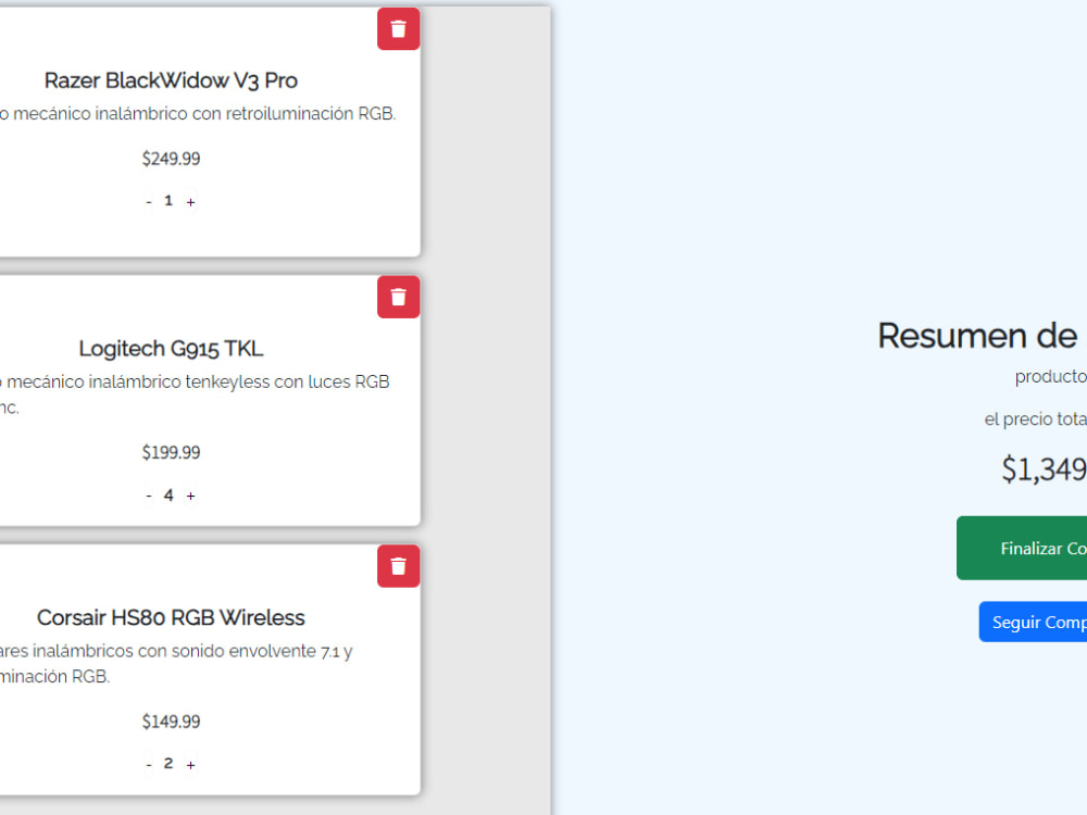 A responsive website made with react js | Upwork