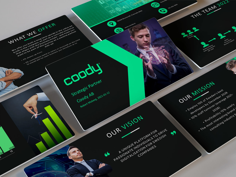Business PowerPoint presentation design or Prezi Pitch Deck | Upwork