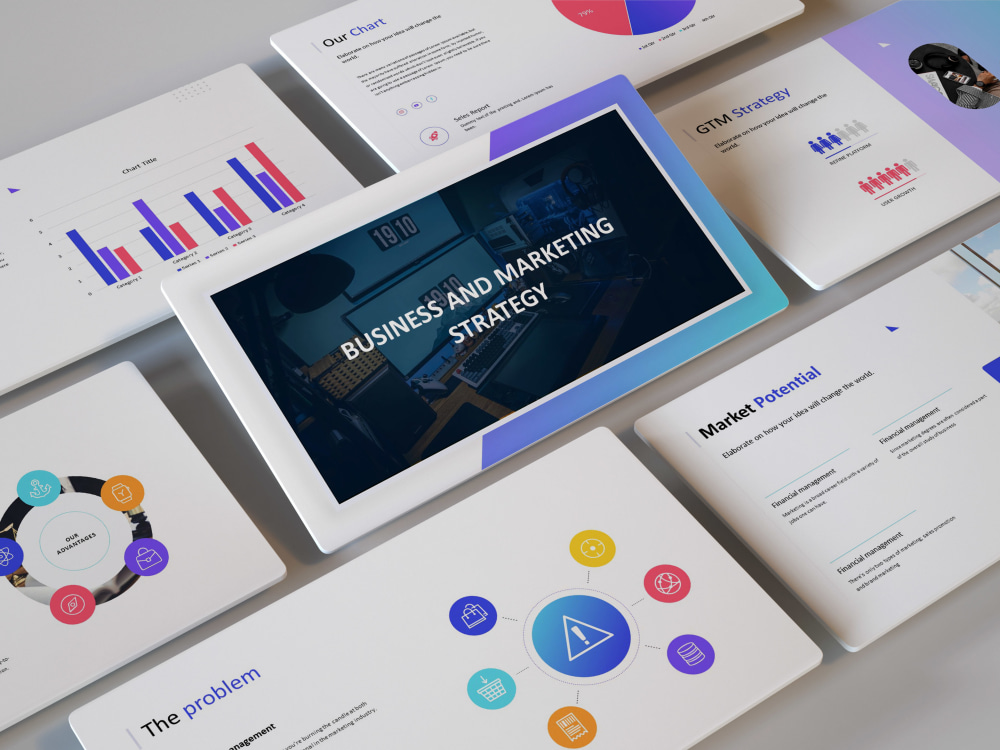 Business PowerPoint presentation design or Prezi Pitch Deck | Upwork