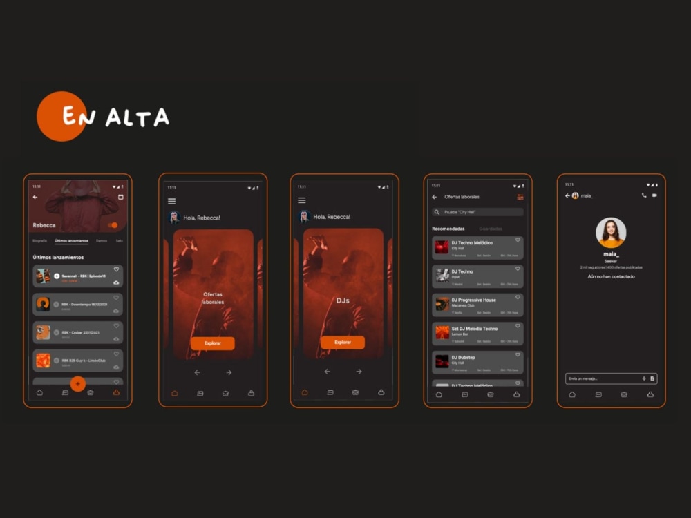 A unique UI & UX Design for Your Mobile App (DJs, Artists, Music) | Upwork