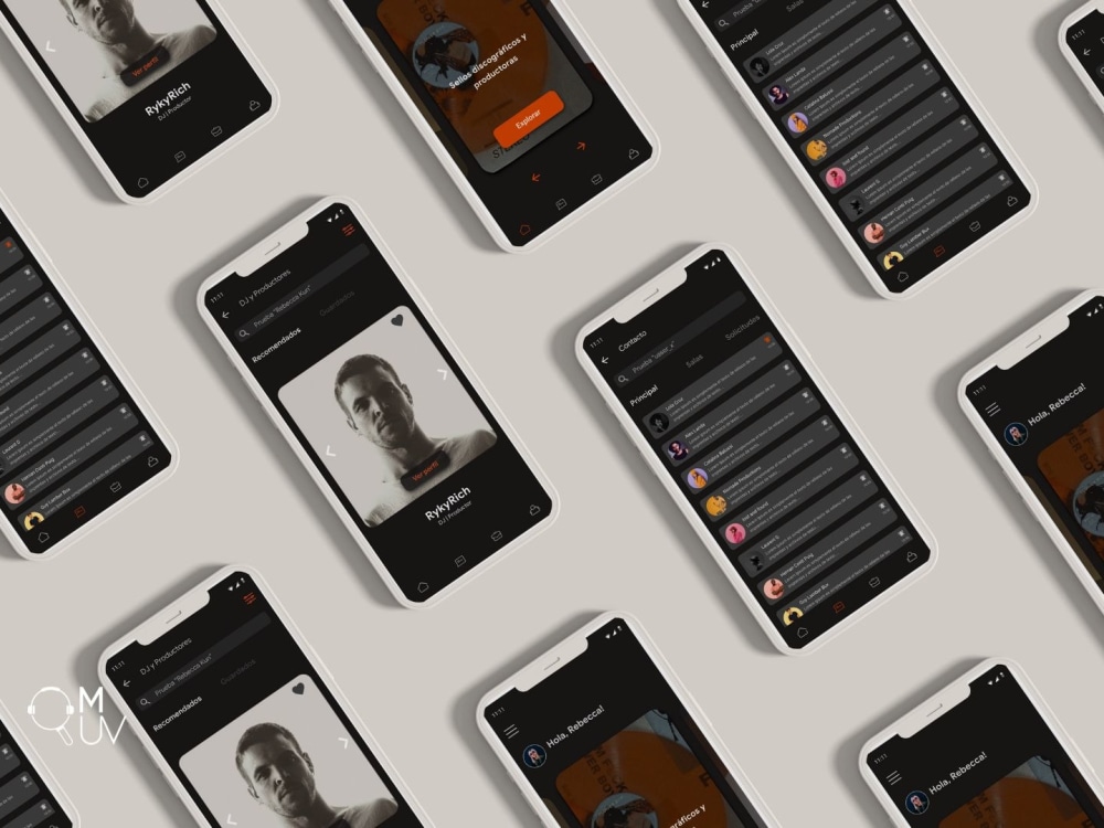 A unique UI & UX Design for Your Mobile App (DJs, Artists, Music) | Upwork