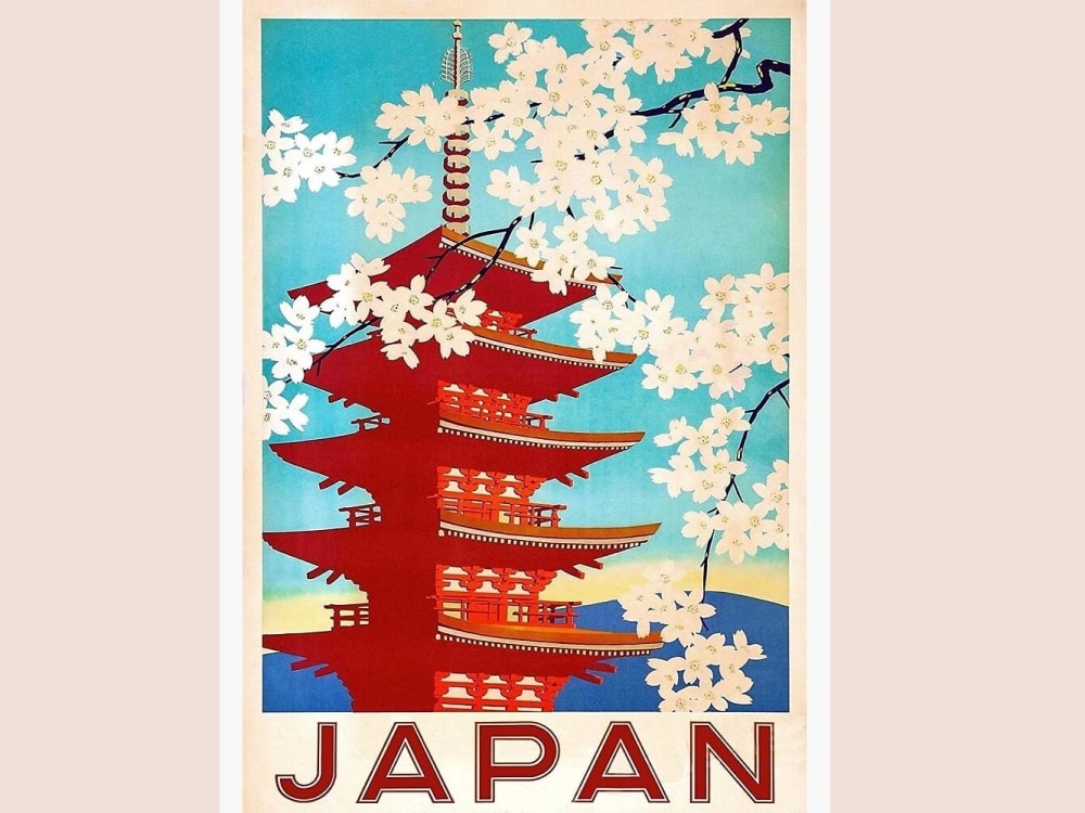 A beautiful postcard from Japan. Upwork