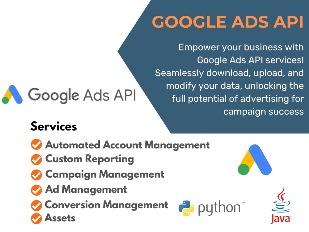 Google Ads API Services in Python for Data Management and Optimization ...