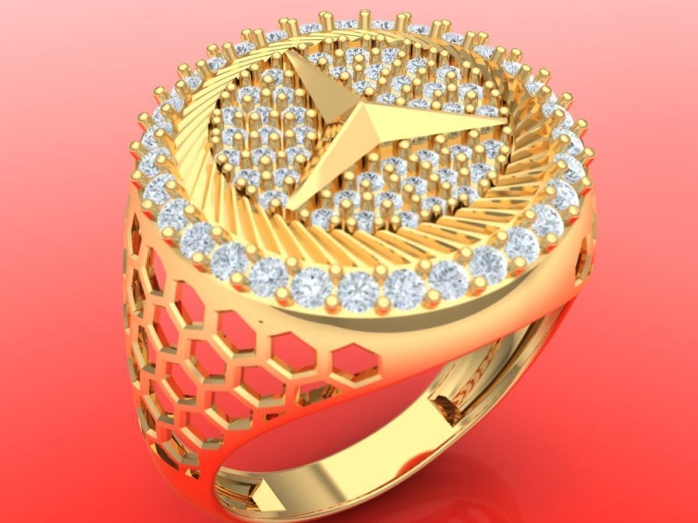 A COCKTAIL design Printable 💎 RING | Upwork