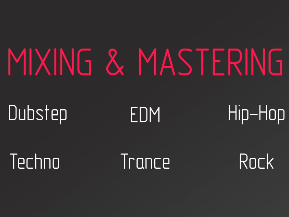 A Professionally Mixed and Mastered track Upwork