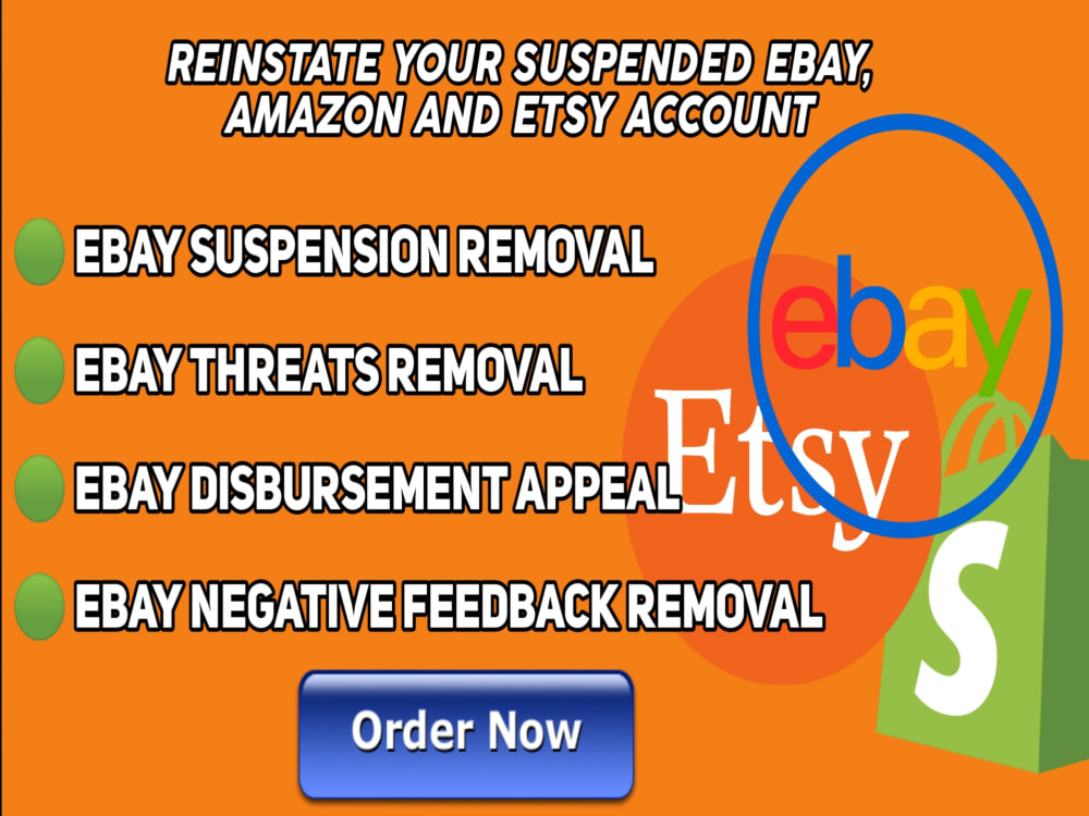 Reinstatement suspended eBay, remove mc113 restriction or mc011